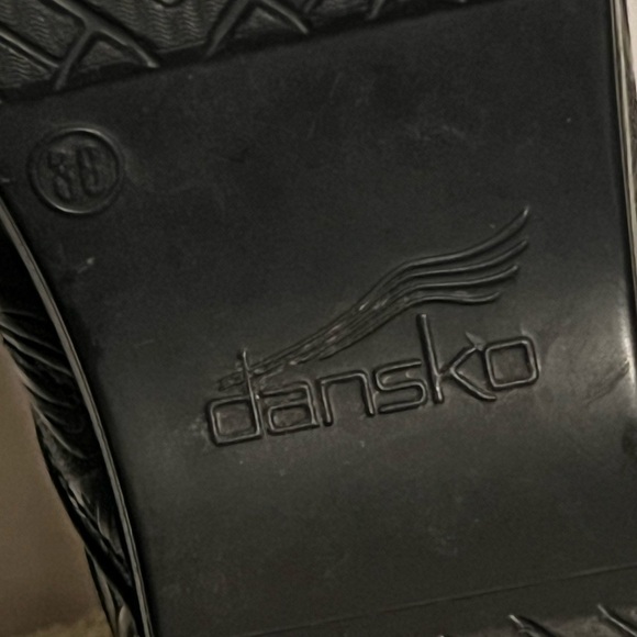 Dansko Professional Clogs Black Tooled Womens Euro Size 36 US 5.5 VGUC - Picture 7 of 11